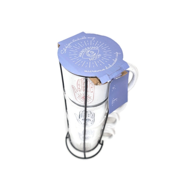 Wandering moon palm reader horoscope cup set - Picture 7 of 7